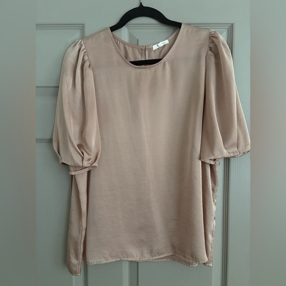 Elegant Women's Tan Blouse
